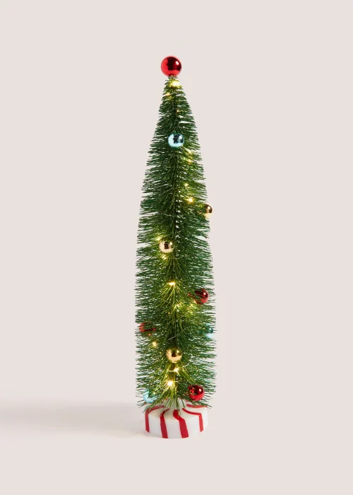 Tall Bottle Brush Christmas Tree (9cm x 9cm x 45cm) Image 1