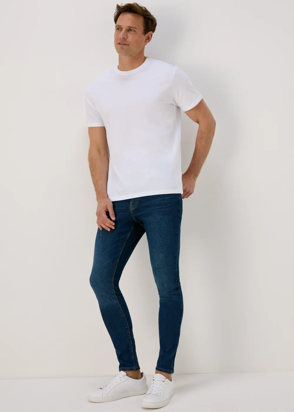 Dark Wash Super Skinny Jeans - 28 R Image 4