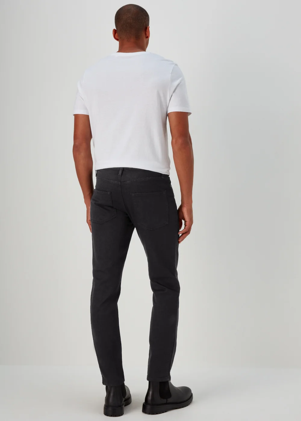 Black Ultra Comfort Skinny Fit Jeans - 30 Waist Regular Image 2