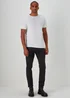 Black Ultra Comfort Skinny Fit Jeans - 30 Waist Regular Image 1