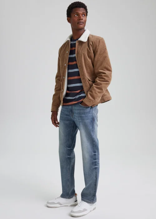 Mid Wash Vintage Stretch Regular Fit Jeans - 30 R Image 4