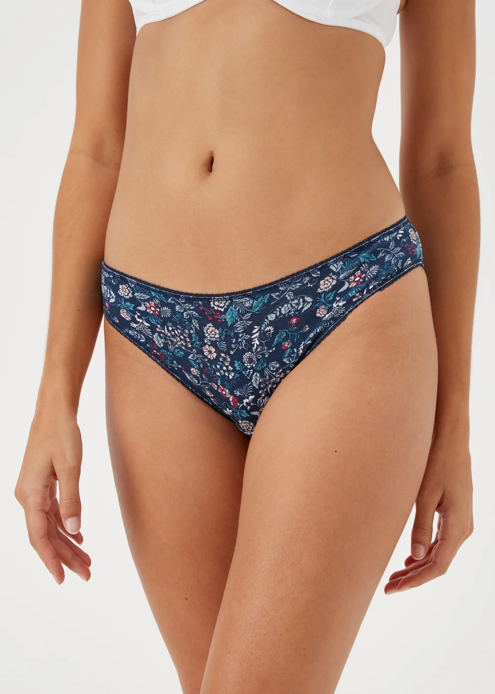 4 Pack Pink Floral Print Mini Knickers - 6 Image 3