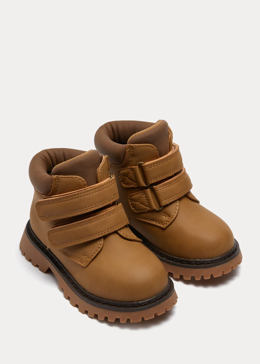 Kids Tan Hiker Boots (Younger 4-12) - Size 4 Infants Image 1
