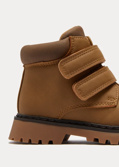 Kids Tan Hiker Boots (Younger 4-12) - Size 4 Infants Image 2
