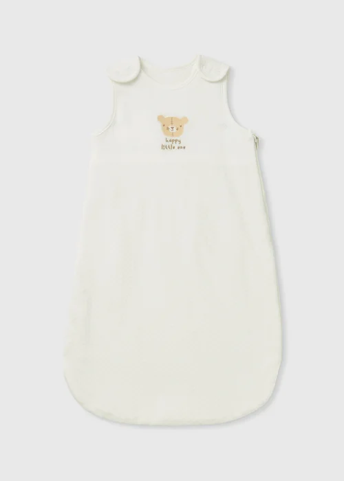 Cream Bear Sleeping Bag 1.5 Tog (Newborn-18mths) - Age 6 - 12 Months Image 1