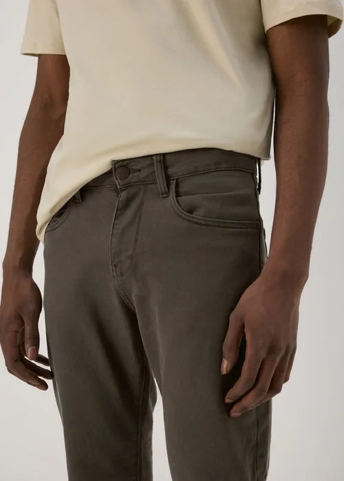 Brown Wash Slim Fit Jeans - 30 Waist Regular Image 3