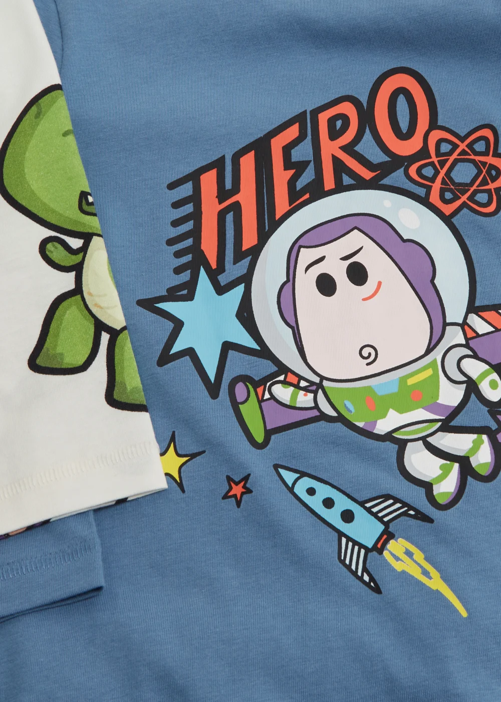 Kids 2 Pack Blue Toy Story Print Long Sleeve T-Shirts - Age 9 - 12 Months Image 2