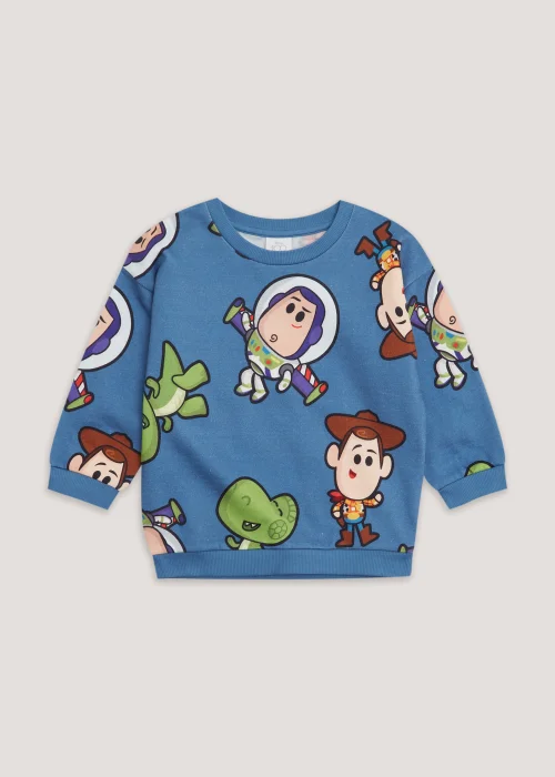 Kids Blue Disney Toy Story Sweatshirt (9mths-6yrs) - 1-1.5 Yrs Image 1