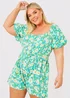 In the Style Jac Jossa Sage Floral Print Playsuit - 8 Image 6