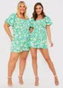 In the Style Jac Jossa Sage Floral Print Playsuit - 8 Image 2