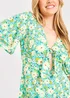 In the Style Jac Jossa Green Print Midaxi Dress - Size 8 Image 4