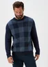 Lincoln Navy Check Jumper - Small Image 1