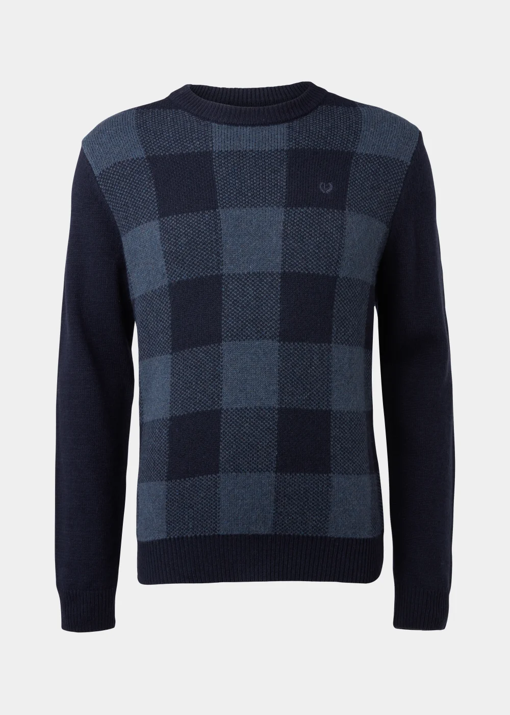 Lincoln Navy Check Jumper - Small Image 5