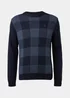 Lincoln Navy Check Jumper - Small Image 5
