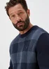 Lincoln Navy Check Jumper - Small Image 3