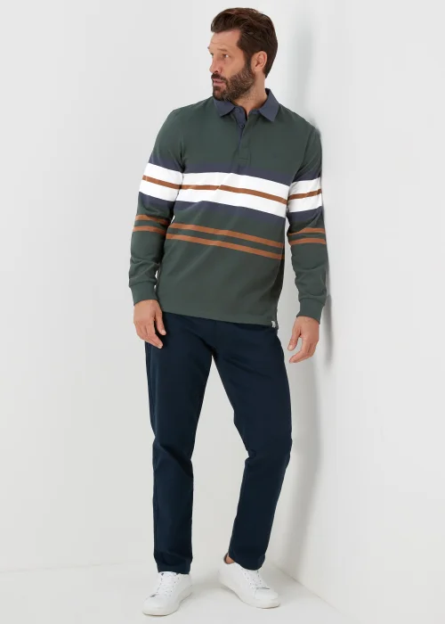 Lincoln Khaki Rugby Shirt - S Image 4