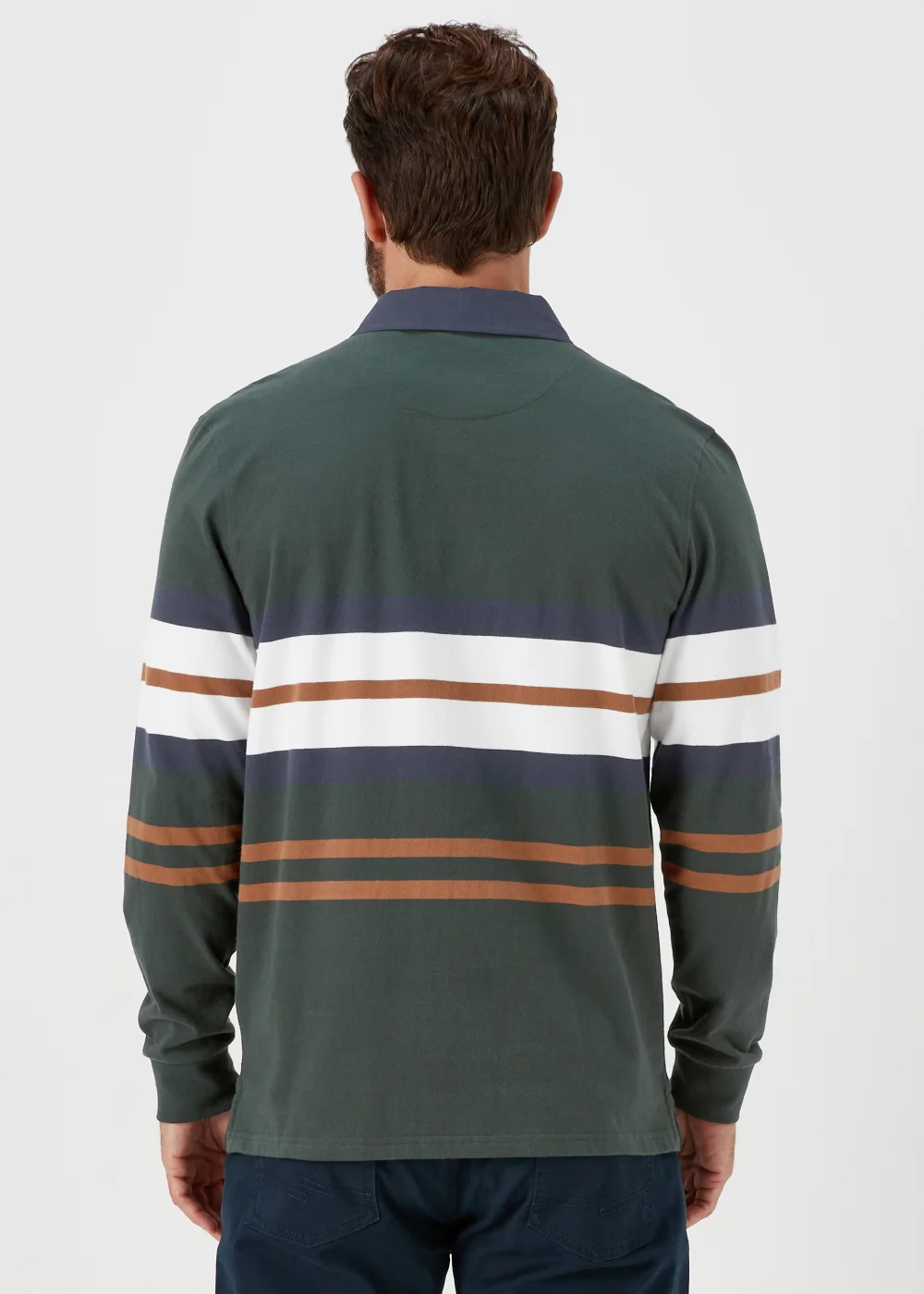 Lincoln Khaki Rugby Shirt - S Image 2