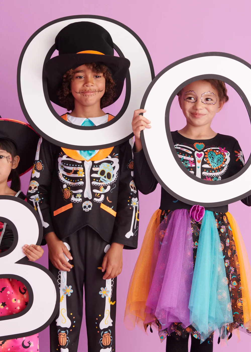 Kids Multicoloured Day Of The Dead Fancy Dress Costume (12mths-11yrs) - Age 12 - 18 Months Image 3