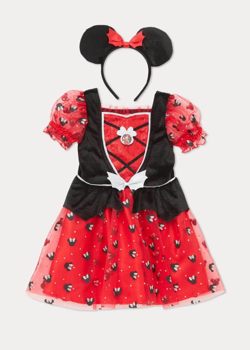 Kids Red Disney Minnie Mouse Witch Fancy Dress Costume (9mths-5yrs) - Age 2 - 3 Years Kids Red Disney Minnie Mouse Witch Fancy Dress Costume (9mths-5yrs) - Age 2 - 3 Years