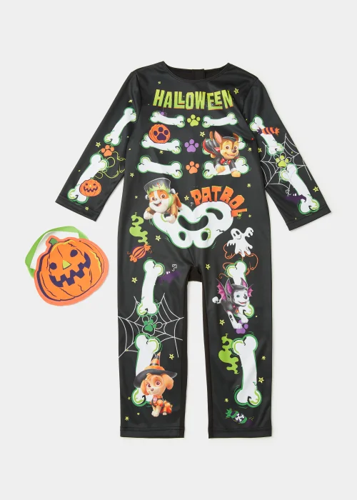Kids Multicoloured Paw Patrol Skeleton Fancy Dress Costume (9mths-5yrs) - Age 9 - 12 Months Image 1