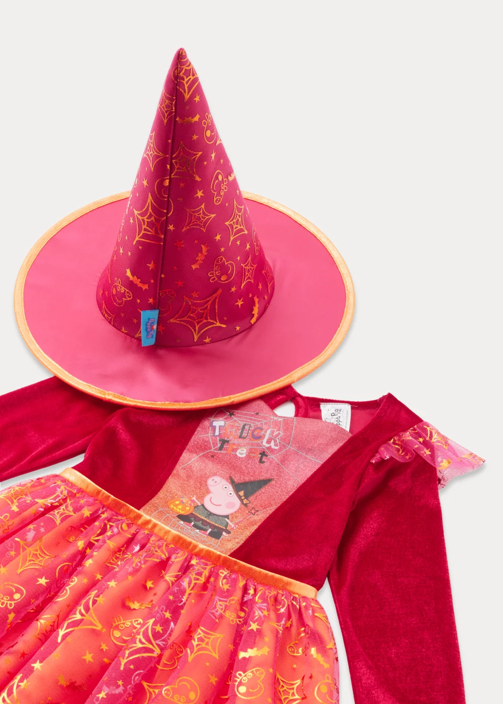 Kids Multicoloured Peppa Pig Witch Fancy Dress Costume (9mths-5yrs) - 9-12 months Image 2