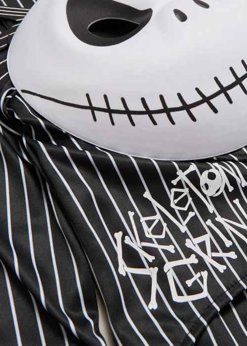 Kids Black Jack Skellington Fancy Dress Costume (3-9yrs) - 3-4 Yrs Image 2