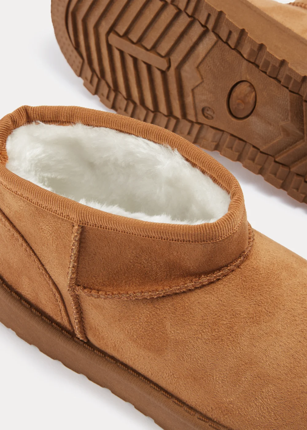 Kids Tan Snug Boots (Younger 13-Older 5) - Size 1 Image 2