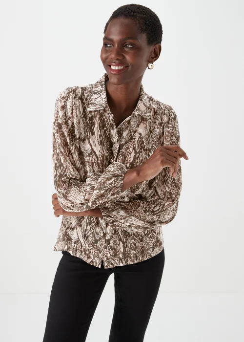 Black Snake Print Shirt - Size 8 Image 4