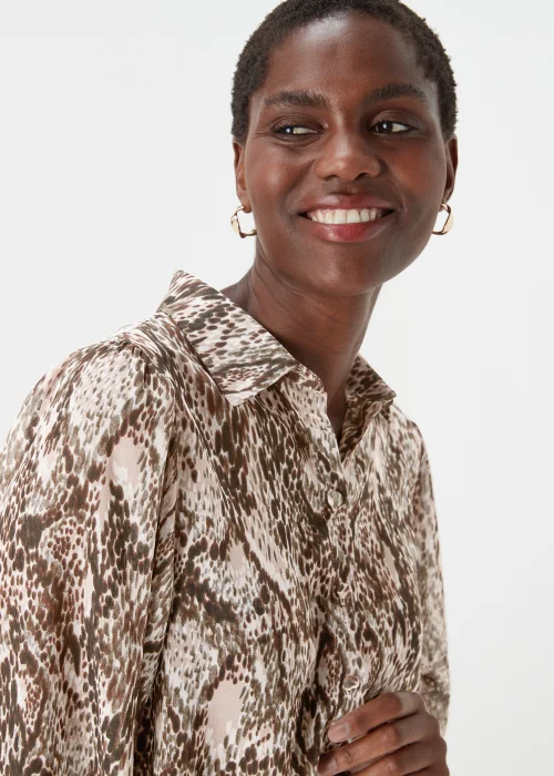 Black Snake Print Shirt - Size 8 Image 3