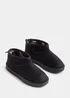 Girls Black Snug Boots (Younger 10-Older 5) - Size 10 Infants Image 1