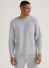 Grey Waffle Long Sleeve Pyjama Top - Extra small Image 1