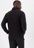 Black Zip Up Fleece Lounge Top - S Image 2