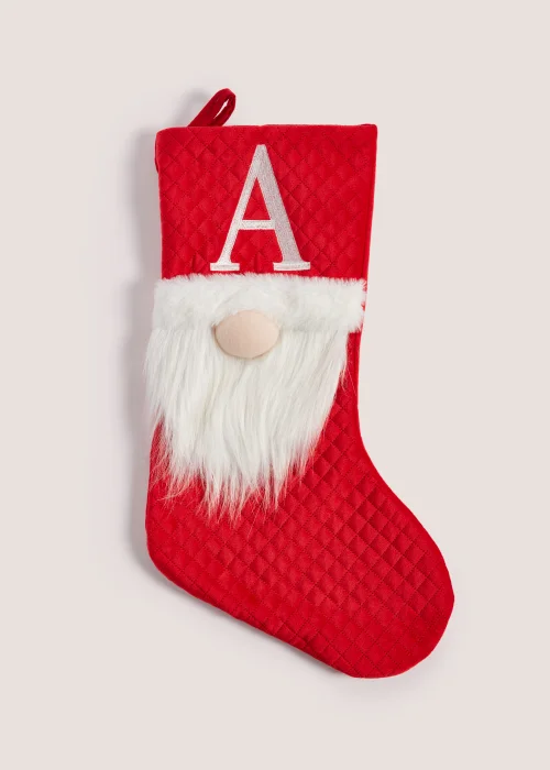 Red Alphabet Christmas Gonk Stocking (26cm x 2cm x 53cm) - S Image 3
