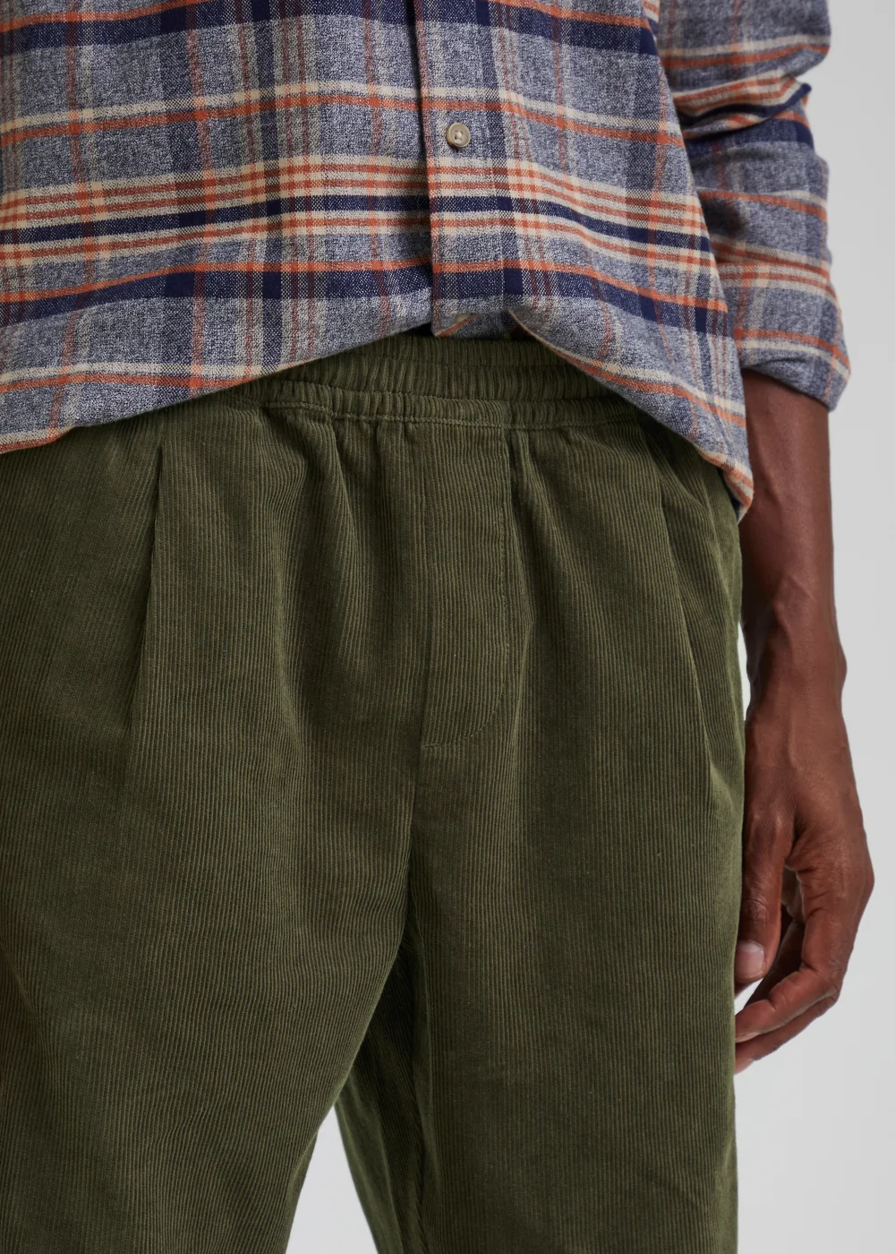 Khaki Cord Trousers - Extra small Image 3