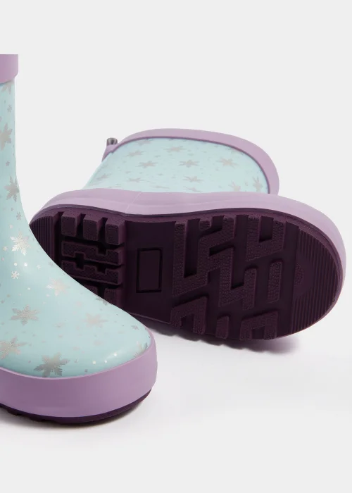 Kids Blue Disney Frozen Rubber Wellies (Younger 4-12) - Size 4 Infants Image 2