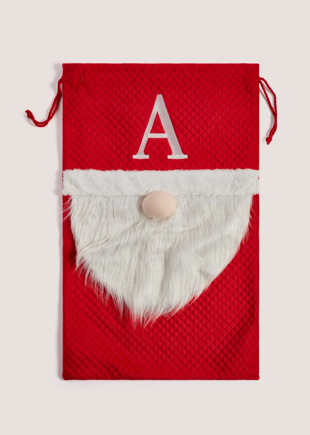 Red Christmas Gonk Alphabet Sack (48.5cm x 73cm) - S Image 2