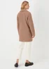Mocha Pea Coat - 8 Image 2