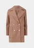 Mocha Pea Coat - 8 Image 5