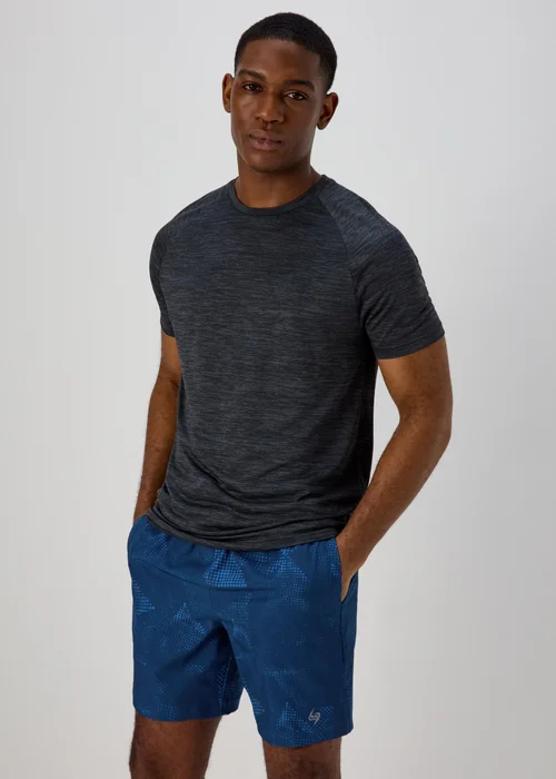 Souluxe Navy Sports Shorts - S Image 1