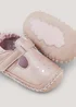 Pink Moccasin Soft Sole Baby Shoes (Newborn-18mths) - Age 0 - 3 Months Image 2