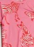 Girls Pink Zebra Long Pyjama Set (5-13yrs) - Age 7 Years Image 2