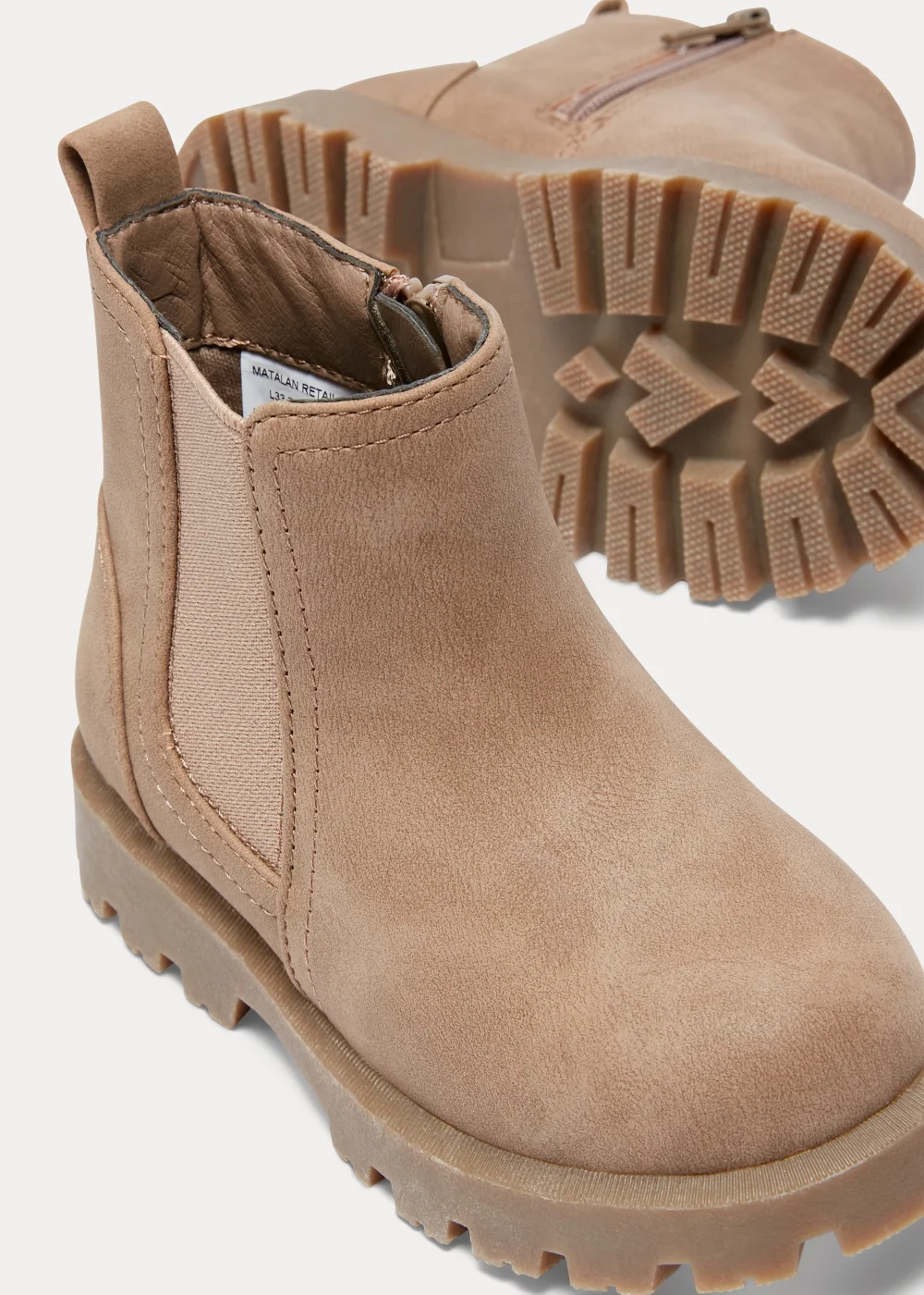 Boys Tan Chelsea Boots (Younger 4-12) - Size 4 Infants Image 2