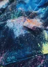 Boys Navy Splatter Snuggle Hoodie (4-13yrs) - Small/Medium Image 2
