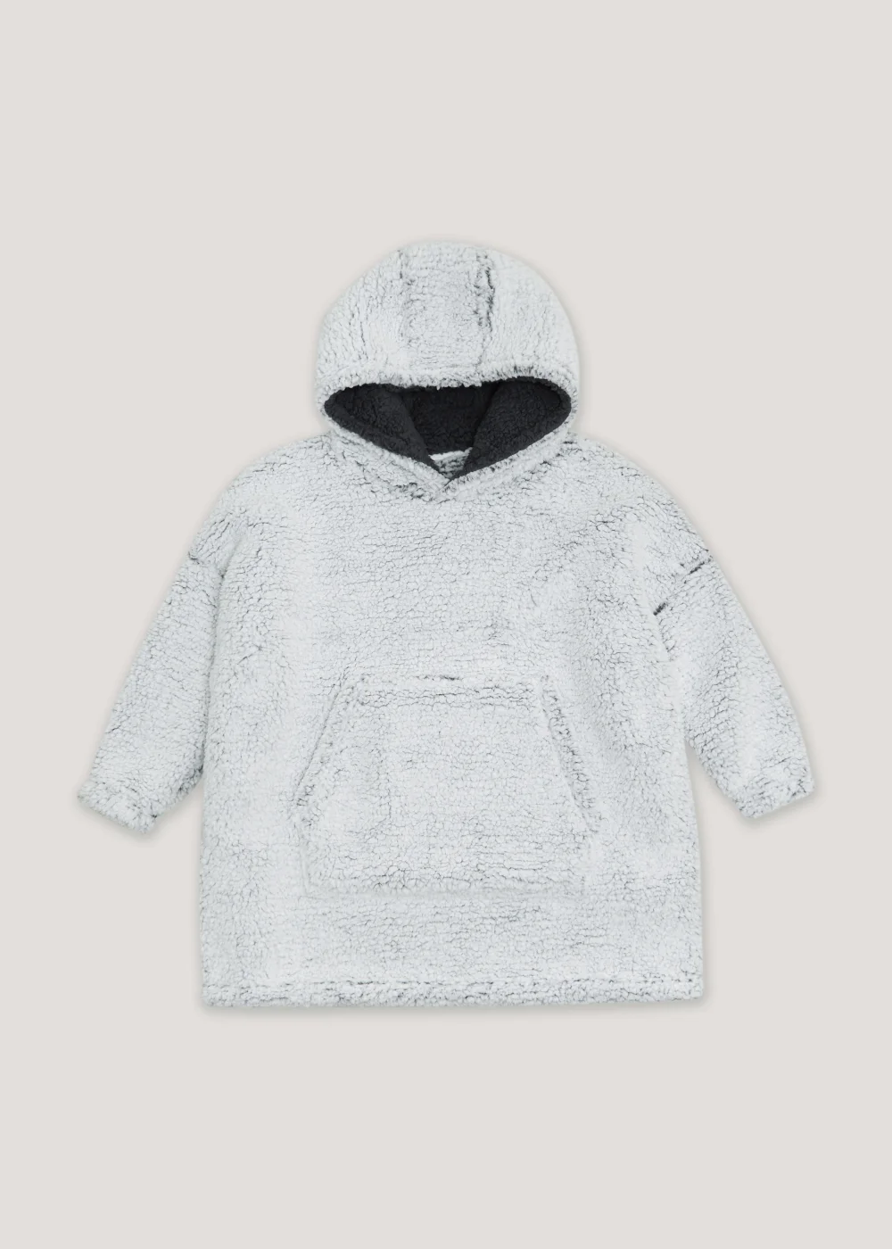 Boys Charcoal Borg Snuggle Hoodie (4-13yrs) - Small/Medium Image 1