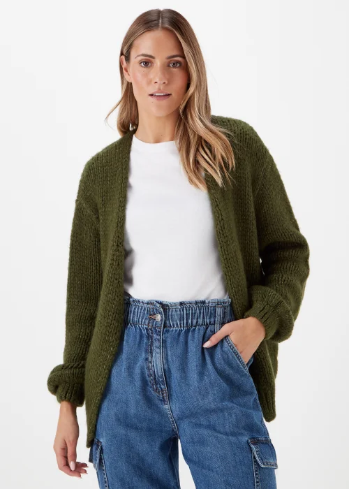 Khaki Lofty Cardigan - S Image 1