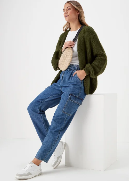 Khaki Lofty Cardigan - S Image 4