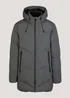 Grey Longline Water-Resistant Puffer Coat - S Image 1