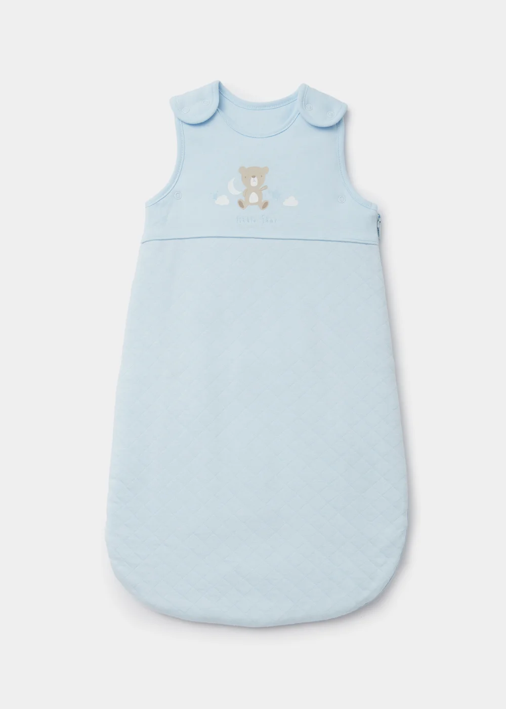 Blue Layette Bear Baby Sleeping Bag 1.5 Tog (Newborn-18mths) - Age 0 - 6 Months Image 1