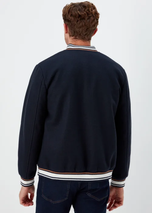 Navy Varsity Bomber Jacket - S Image 2