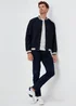 Navy Varsity Bomber Jacket - S Image 4